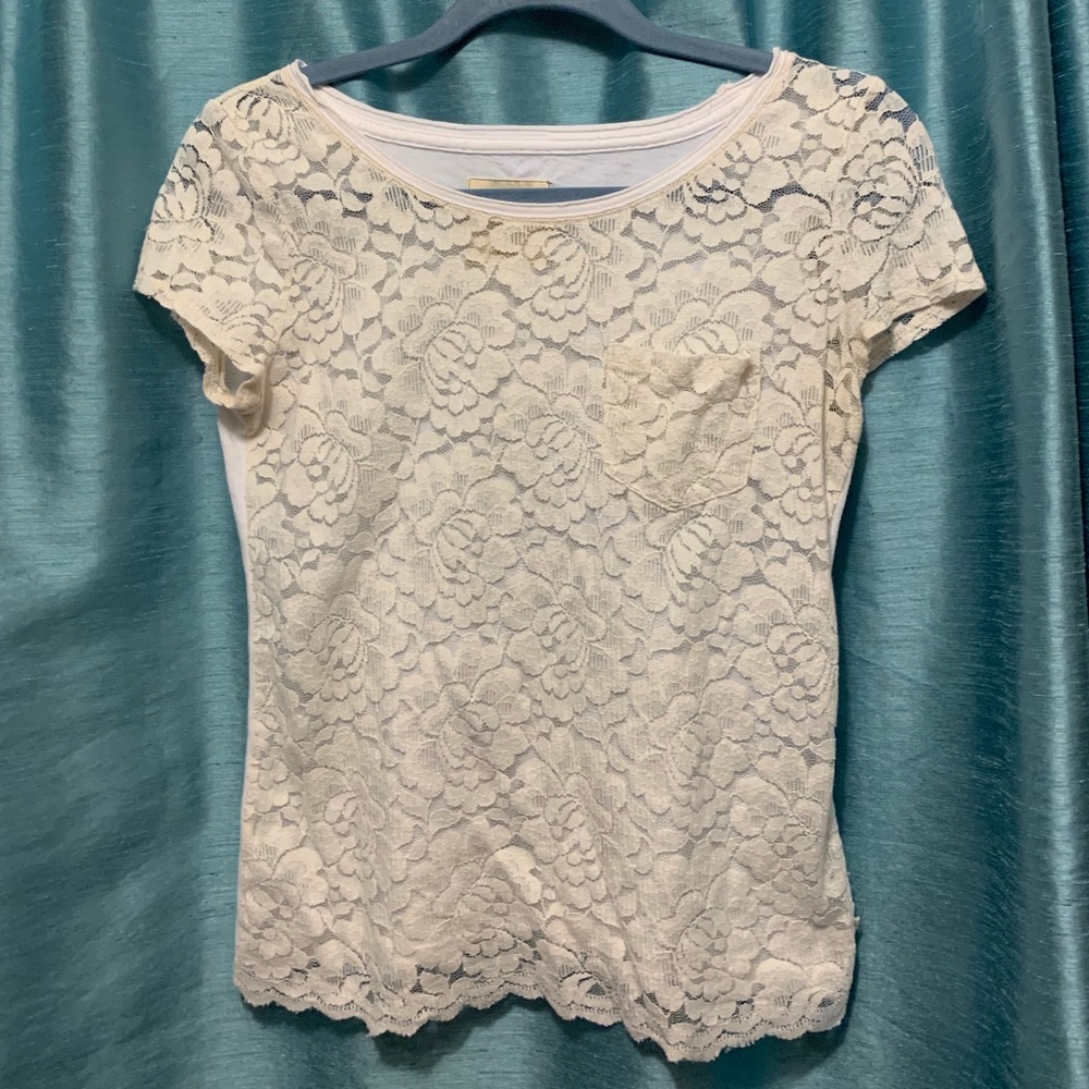 Hollister lace top